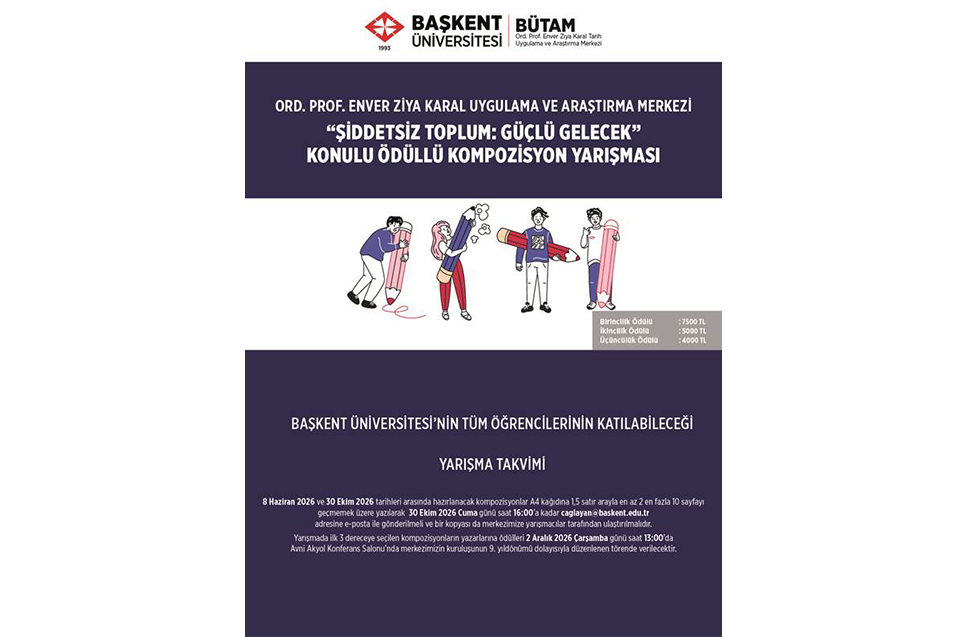 "Şiddetsiz Toplum : Güçlü Gelecek" Konulu Ödüllü Kompozisyon Yarışması