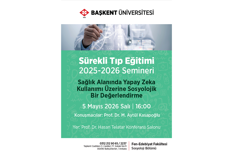 Sürekli Tıp Eğitimi Mayıs 2026 Semineri